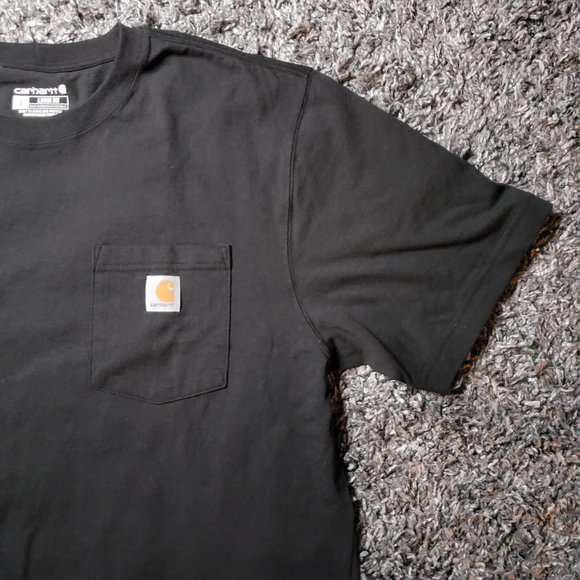 SOLD - Carhartt Men's Loose Fit Heavyweight Short-Sleeve Pocket T-Shirt - Picture 4 of 5